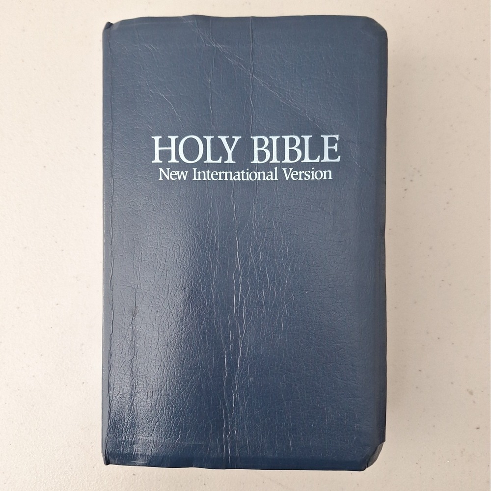 Holy Bible New International Version New/Old Testament Ed Zondervan 1984 Leather